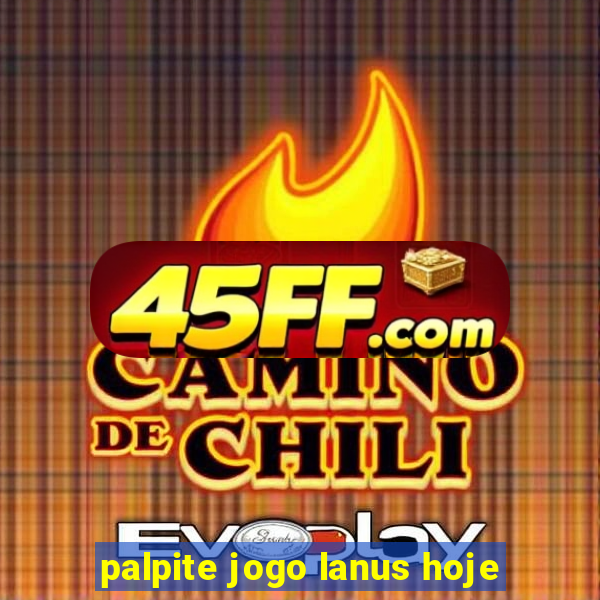 palpite jogo lanus hoje